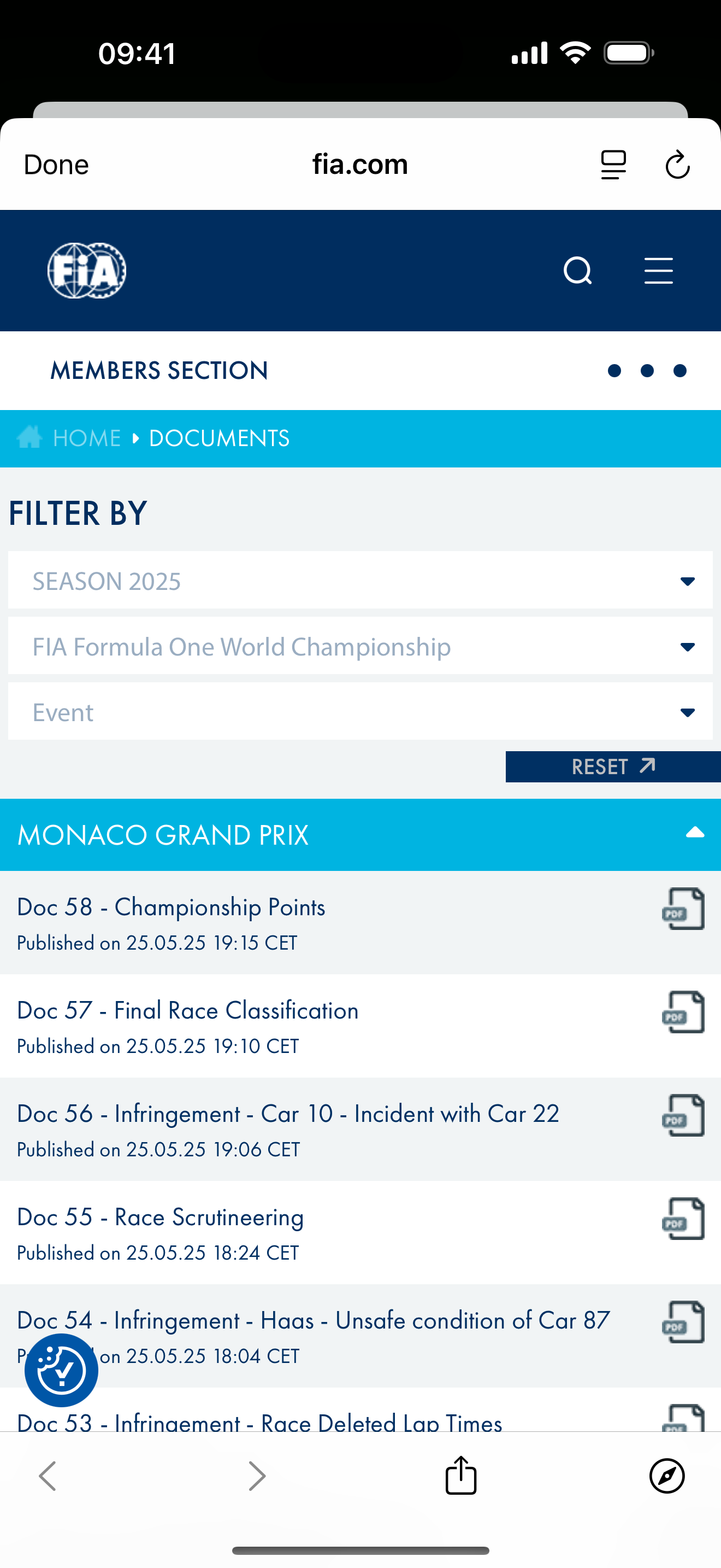 Documentos FIA